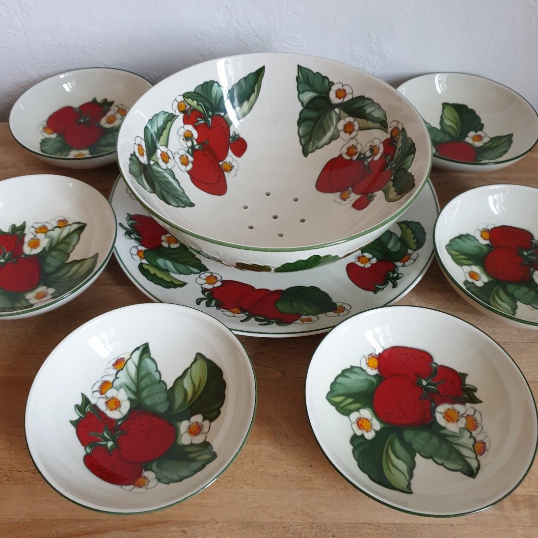 Service à fraise en porcelaine Villeroy et Boch - Hello Broc