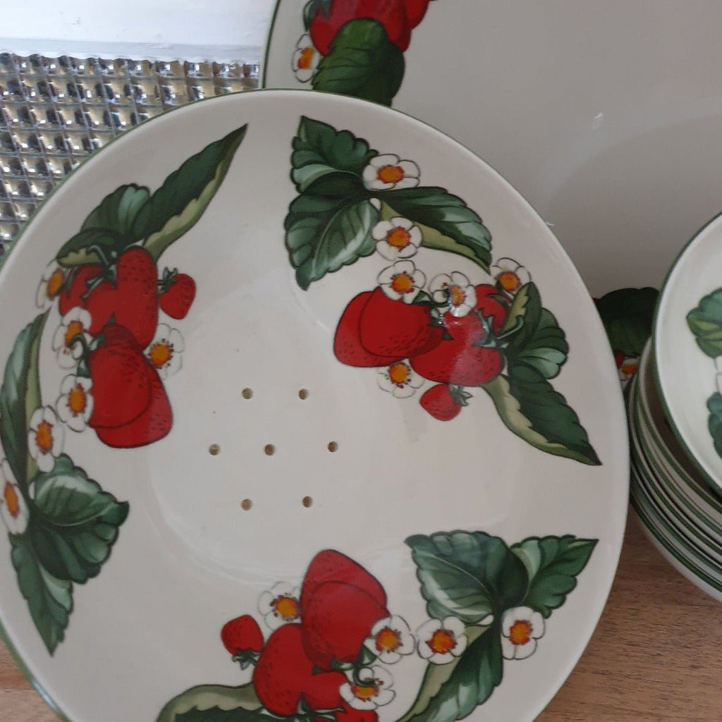 Service à fraise en porcelaine Villeroy et Boch - Hello Broc